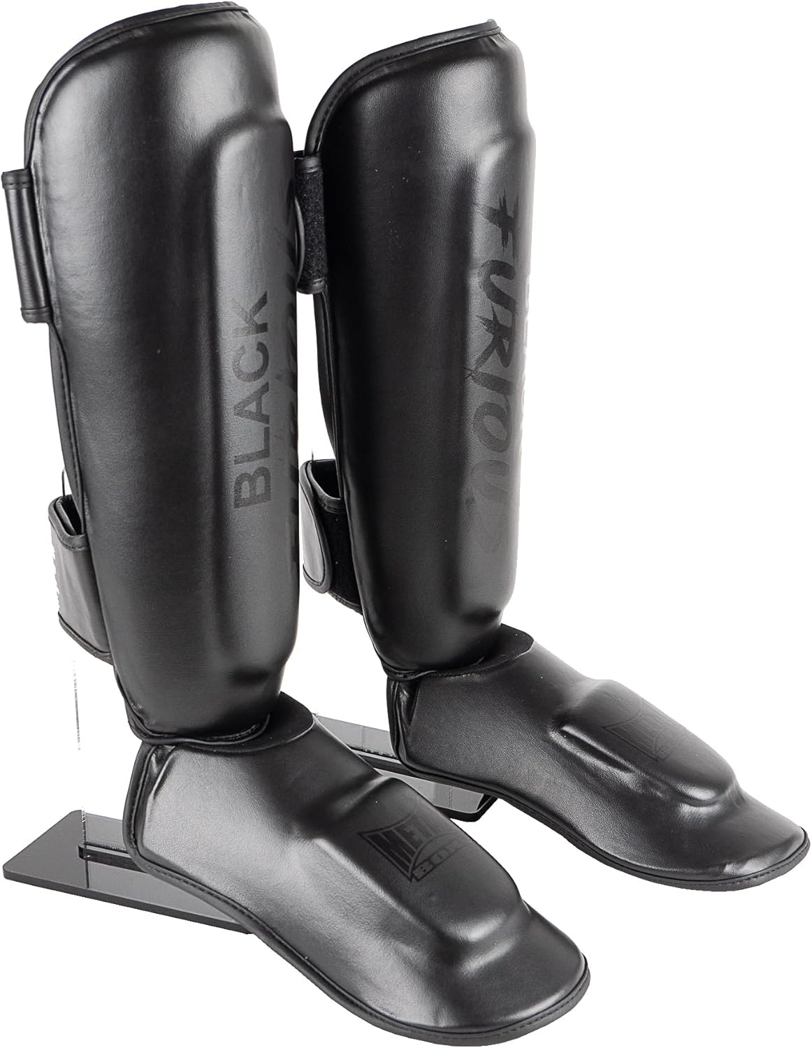 Detalle 2 de METAL BOXE Black Furious Parastinchi parapiedi Taglia L