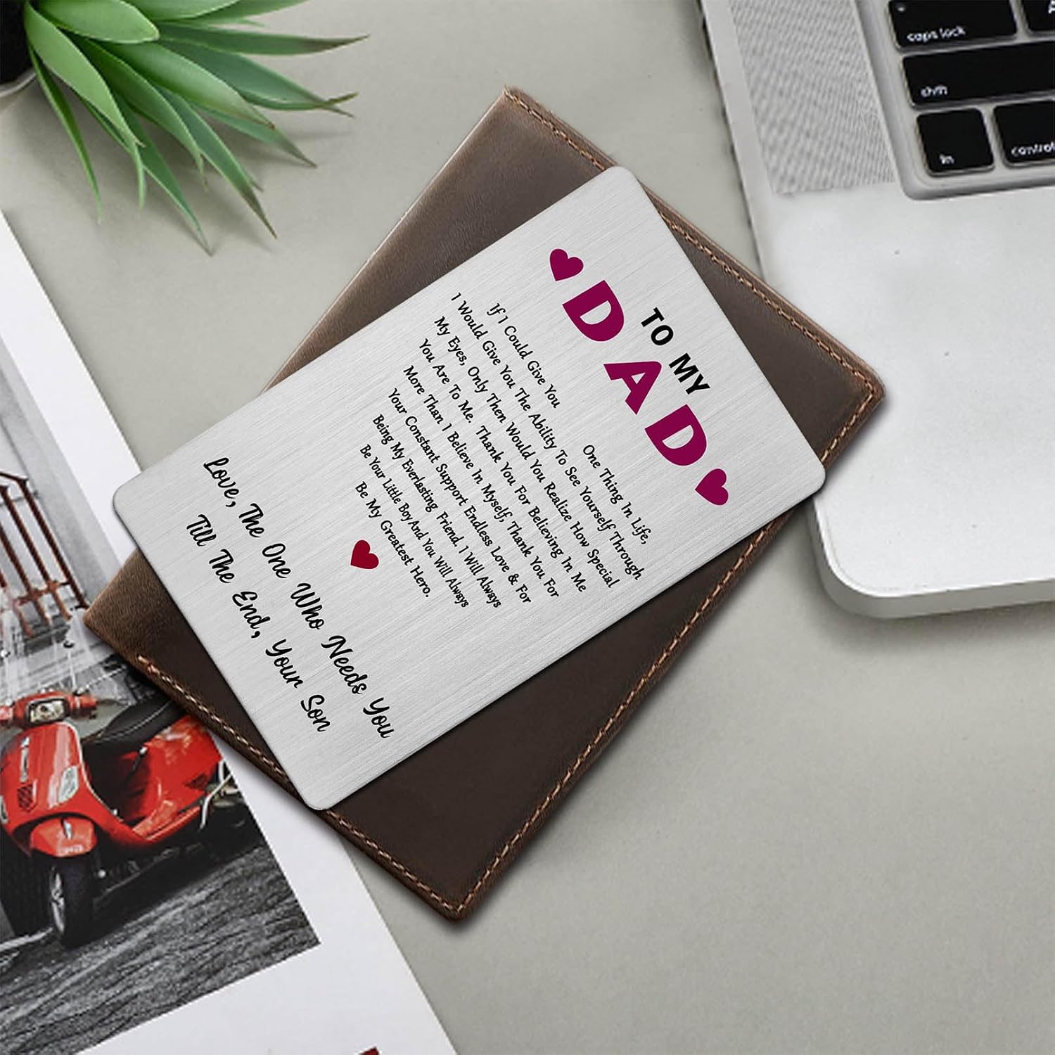 Detalle de Viayen Wallet Card, Stainless Steel
