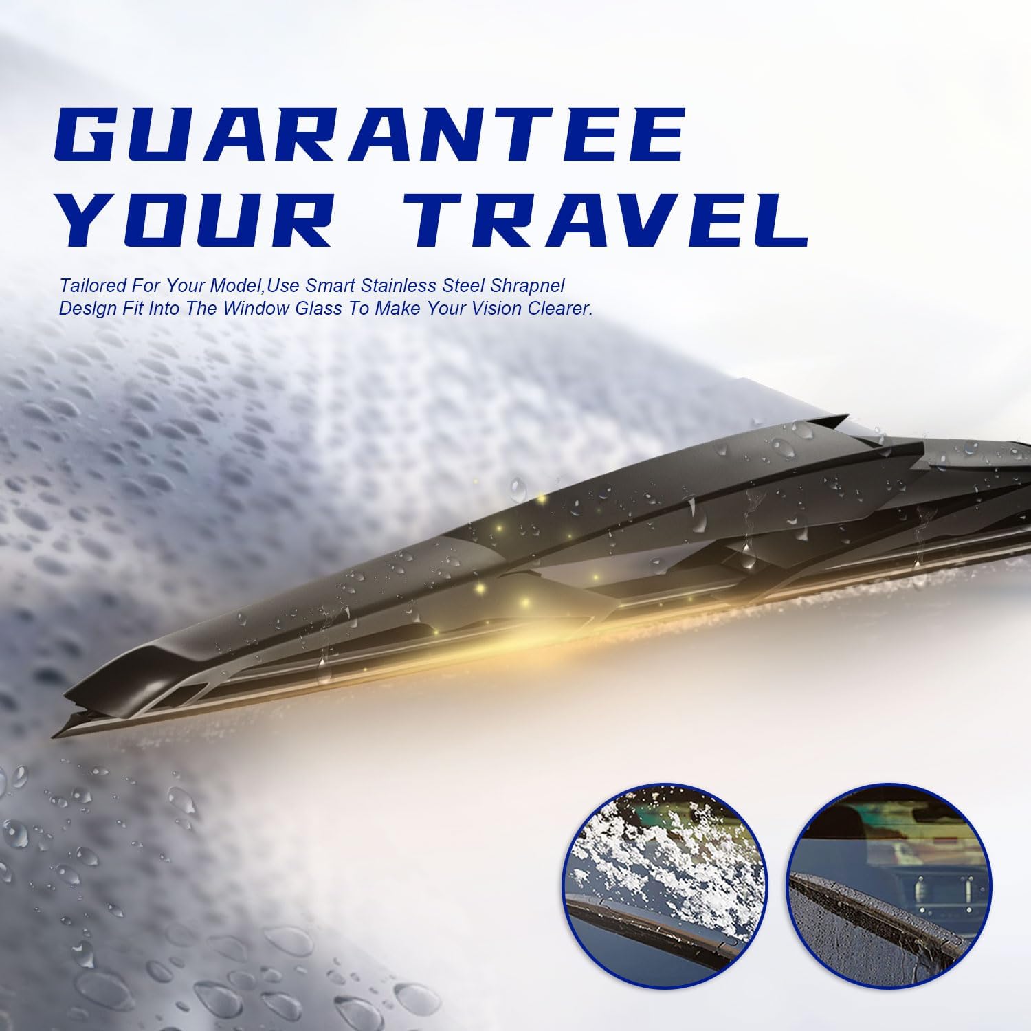 Thumbnail 6 de EMITHSUN Windshield Wiper Blades Replacement Set for Nissan Rogue Sport (2017-2022) — Front/Rear, 3-Blade Kit (28" + 18" + 12")