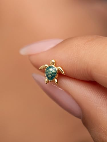Thumbnail 3 de SINGULARU Pendiente Tortuga Latón 18kt