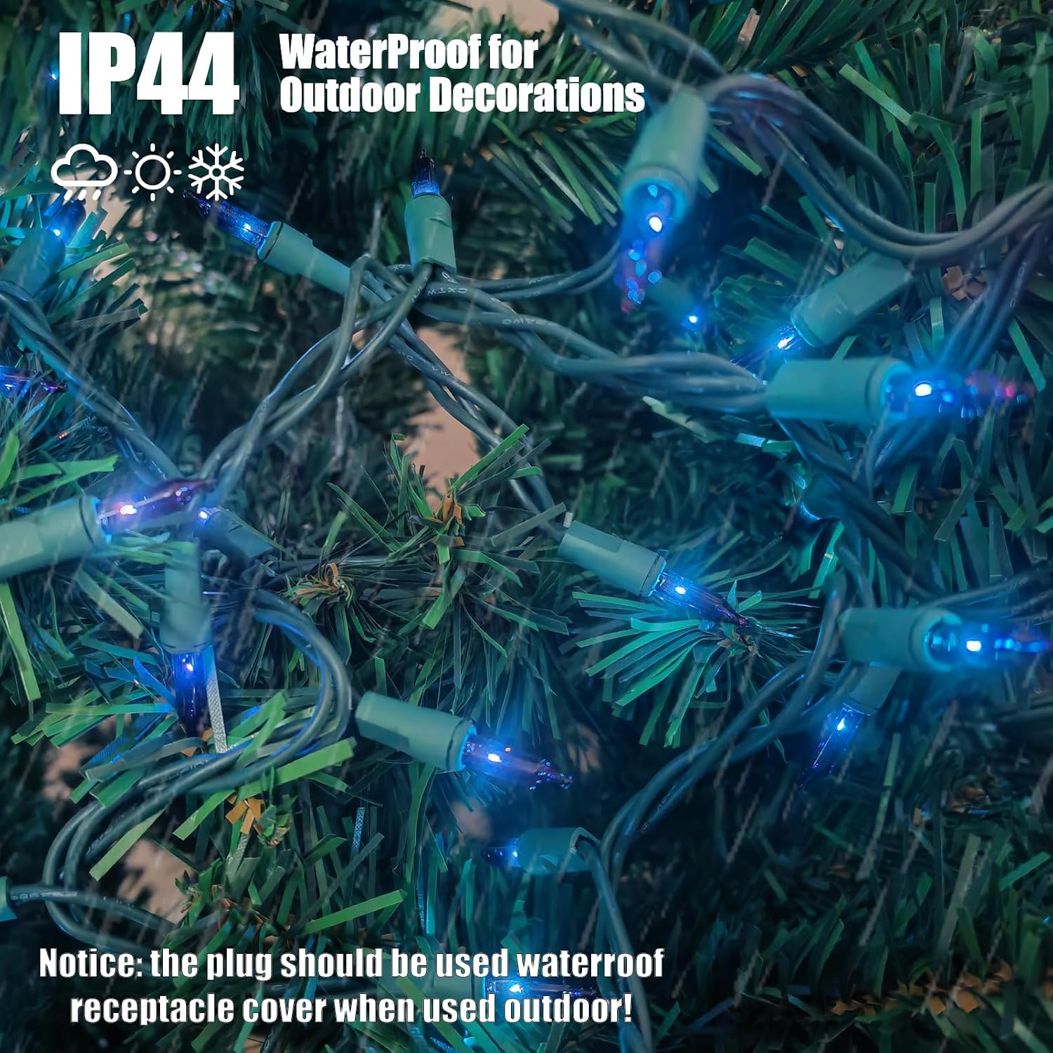 Detalle de HISHINY Christmas String Lights, 21 Feet
