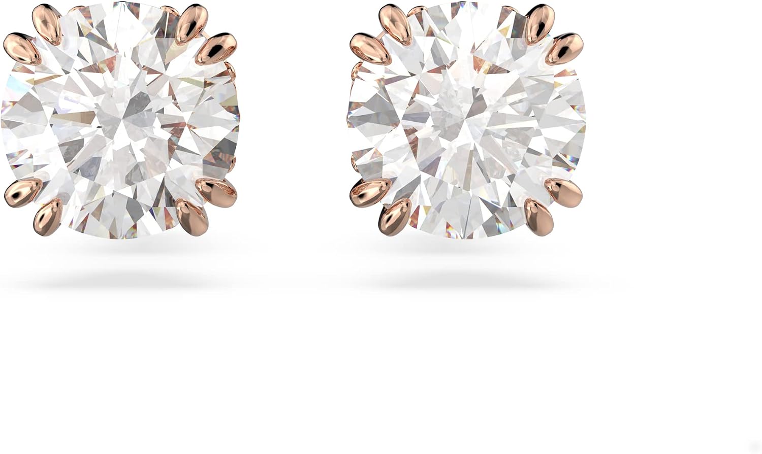 Detalle de Swarovski Stilla Ohrringe Rosé Vergoldete Ohrstecker
