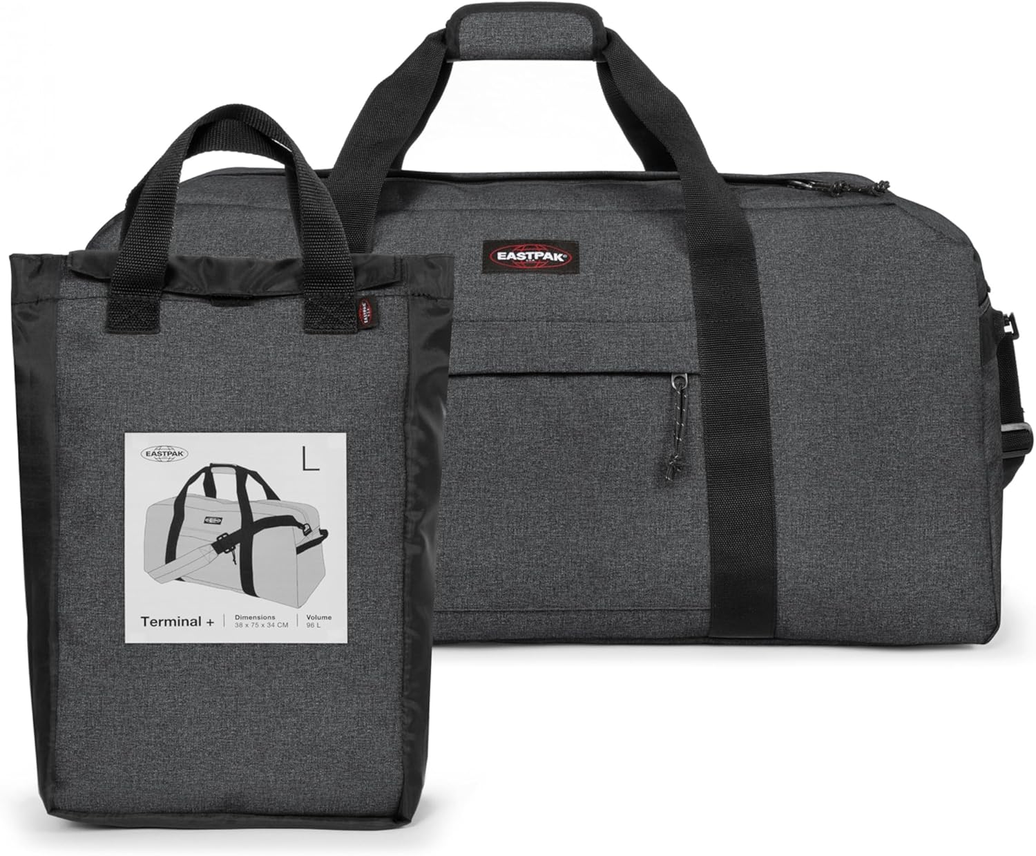 Detalle de Eastpak TERMINAL + Sac de voyage 96 L – Black Denim