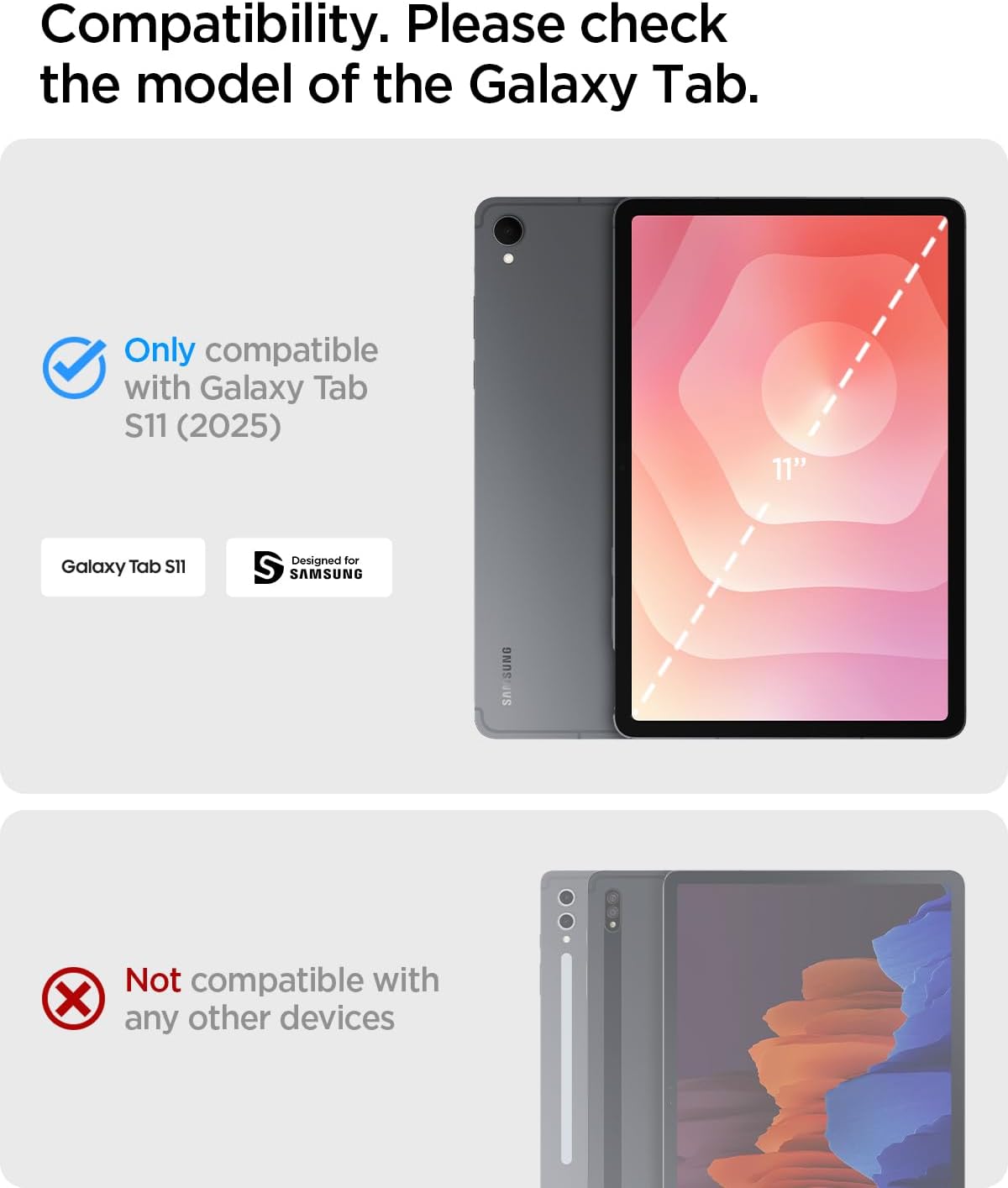 Thumbnail 1 de Spigen Rugged Armor Pro Hülle für Samsung Galaxy Tab S11 (2025) – mit Stifthalter, Auto Schlaf/Wach, Schwarz