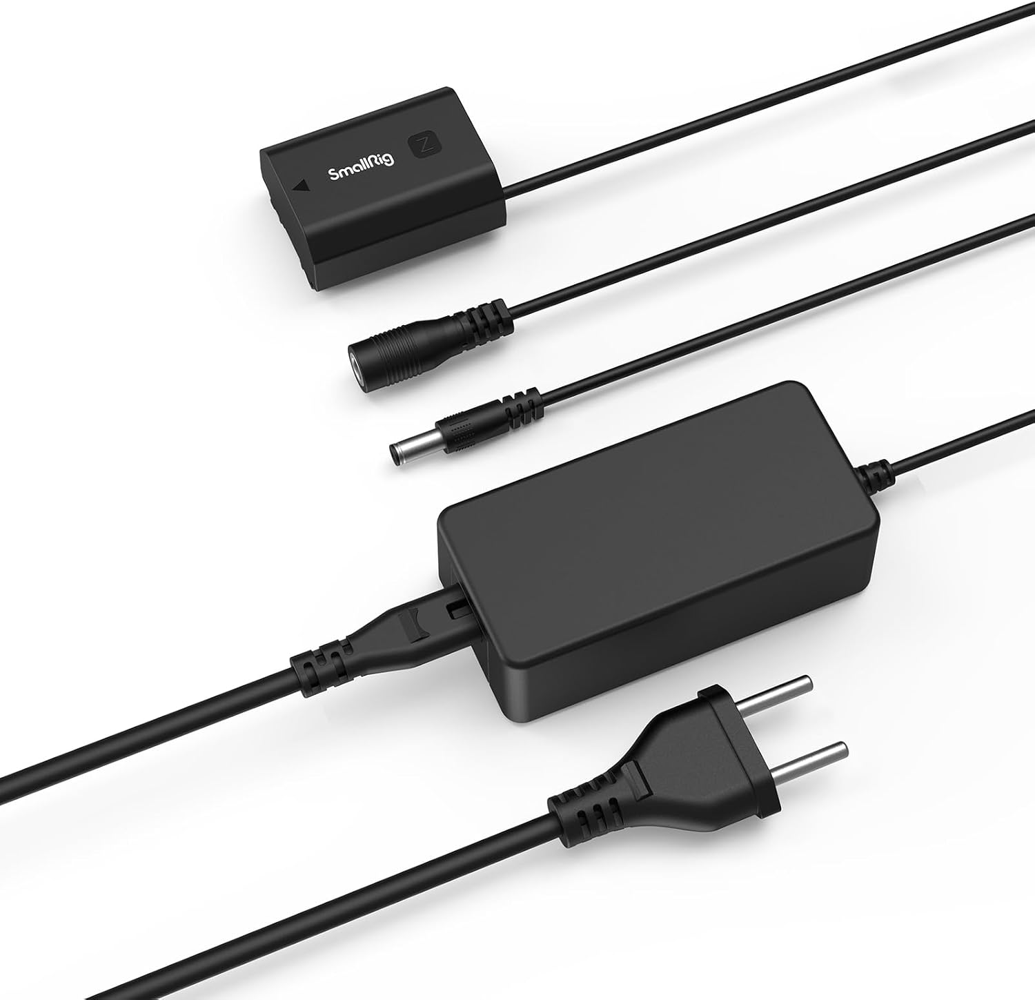 Detalle de SMALLRIG Dummy Battery Power Supply Adapter Kit für Sony NP-FZ100 Kameras (u. a. α6600, α9 II, α7 III, FX3) – 4269B