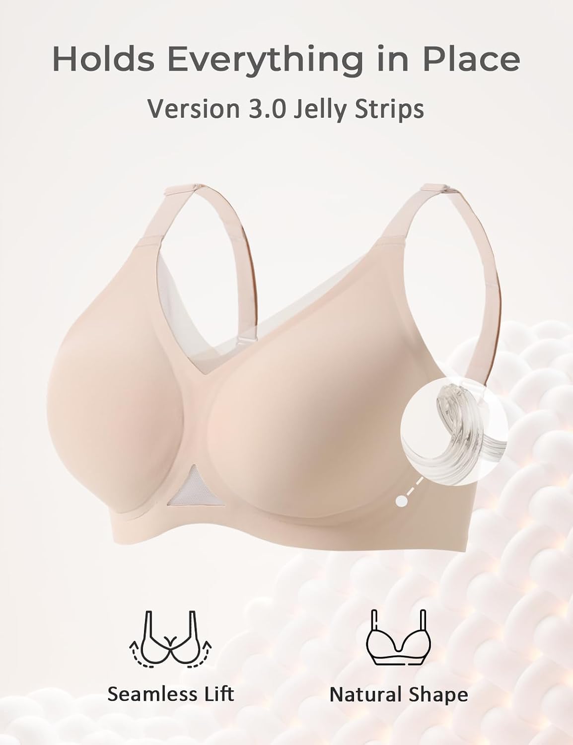 Thumbnail 4 de Gailife Wireless V Mesh Comfortable Bralette Bra