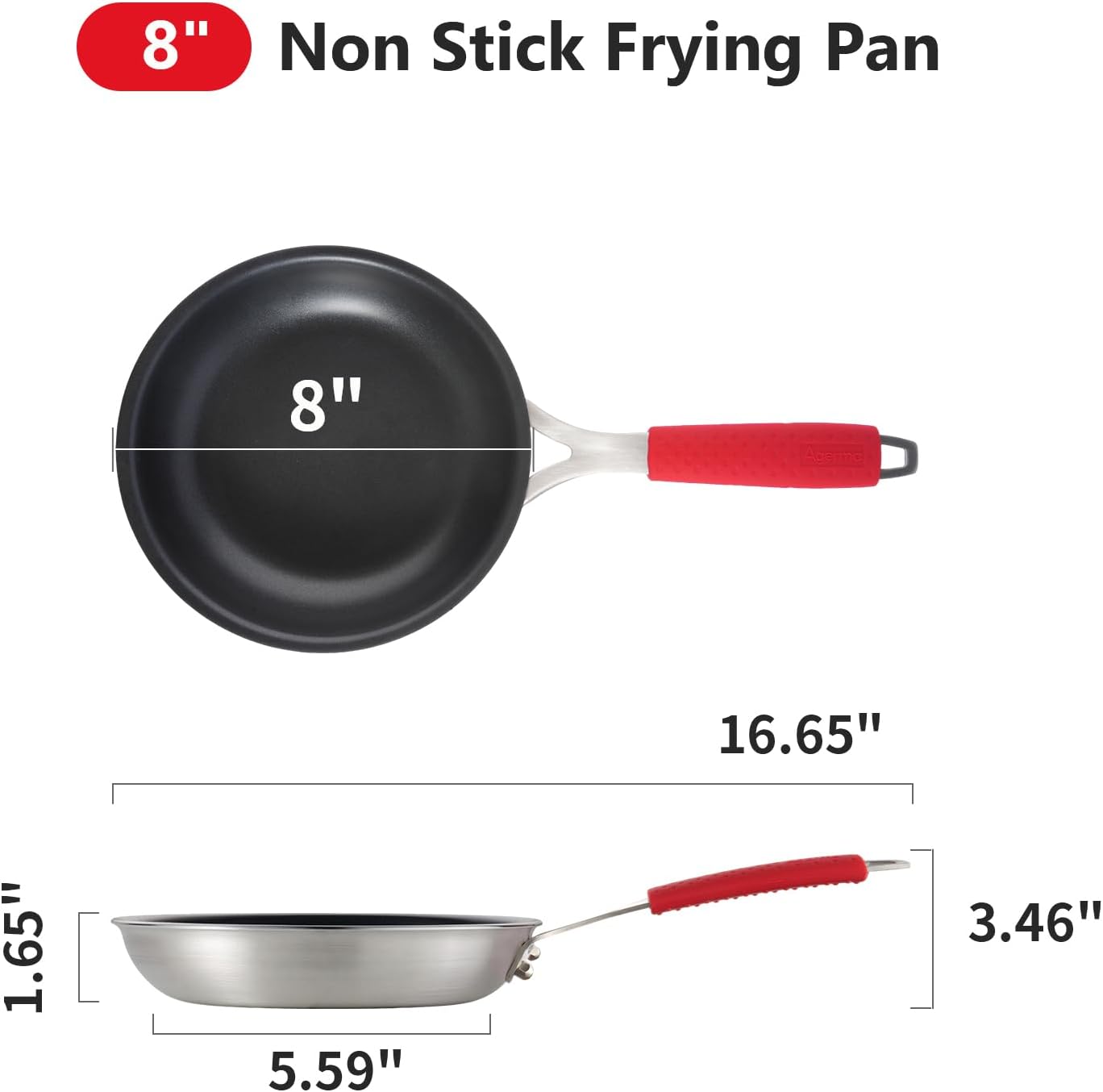 Thumbnail 6 de Agerma 8-Inch Nonstick Frying Pan