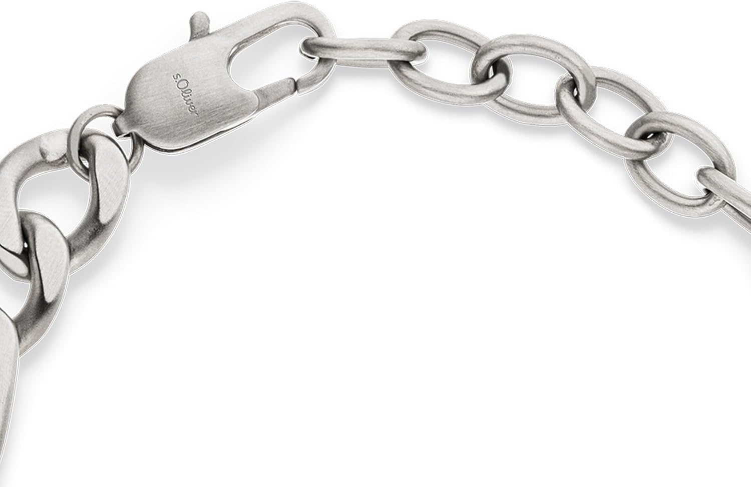 Thumbnail 1 de s.Oliver Herren Schmuck: Halskette & Armband aus Edelstahl – zeitlos, markant & robust (22 cm)