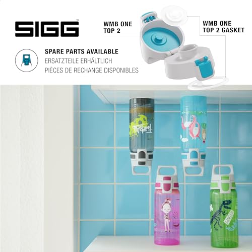 Thumbnail 3 de Sigg Viva ONE Kinder-Trinkflasche, Stitch Surfing – 0,5 L, pink, auslaufsicher, BPA-frei