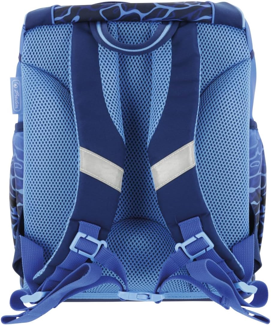 Thumbnail 3 de Herlitz UltraLight Plus Blue Shark School Backpack, 16 L, Reflective
