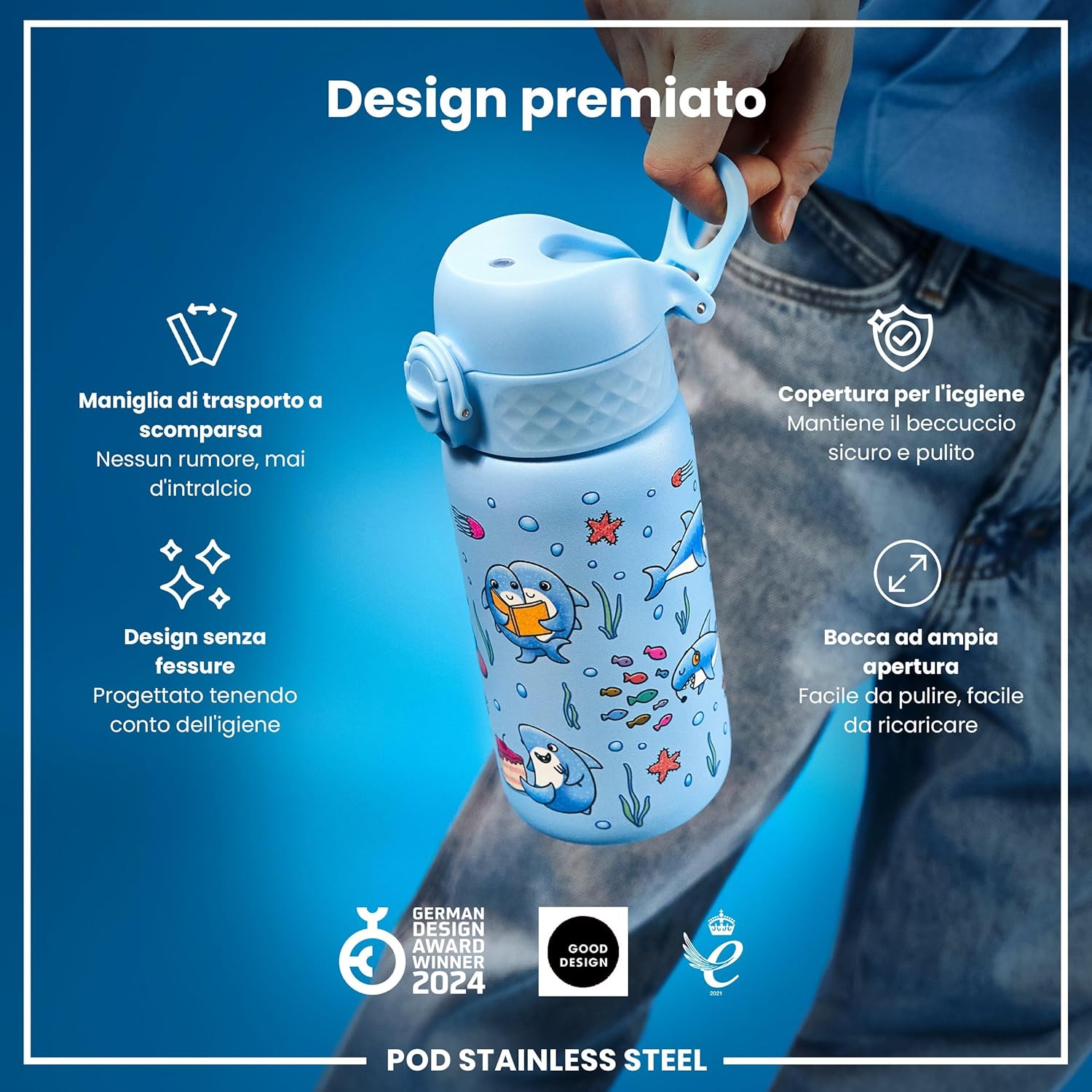 Thumbnail 5 de ion8 Borraccia 400ml per bambini 🚰