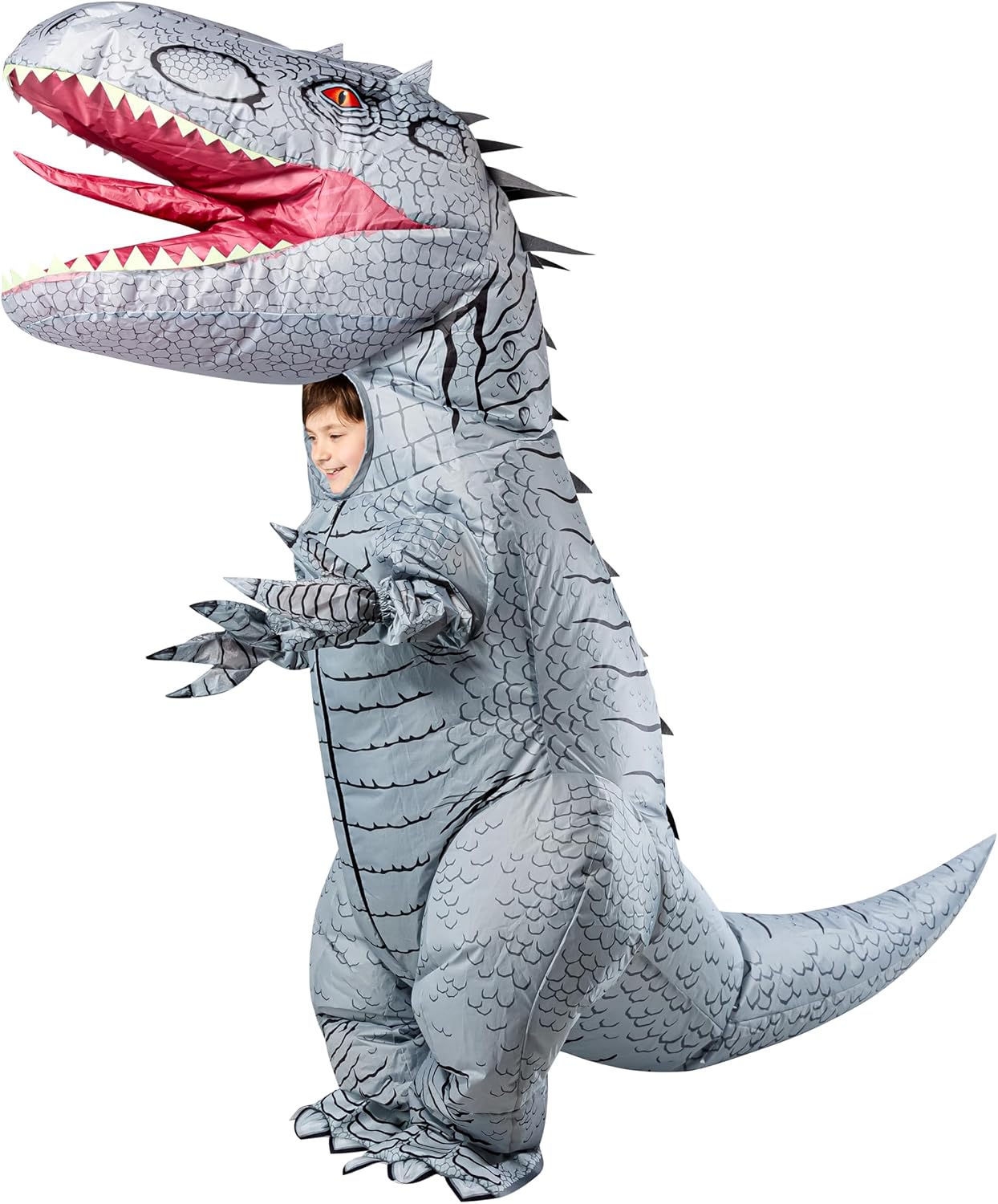 Detalle de Rubies Jurassic World Indominus Rex Inflatable Costume for Kids, Unisex