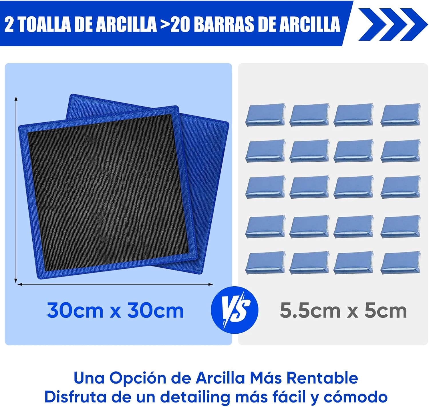 Thumbnail 1 de cenozo Clay Bar 30x30cm 2Pcs para coche