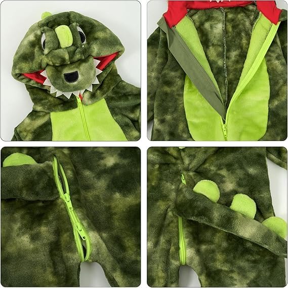 Thumbnail 4 de LOLANTA Costume dinosauro per bambino 4-5 anni