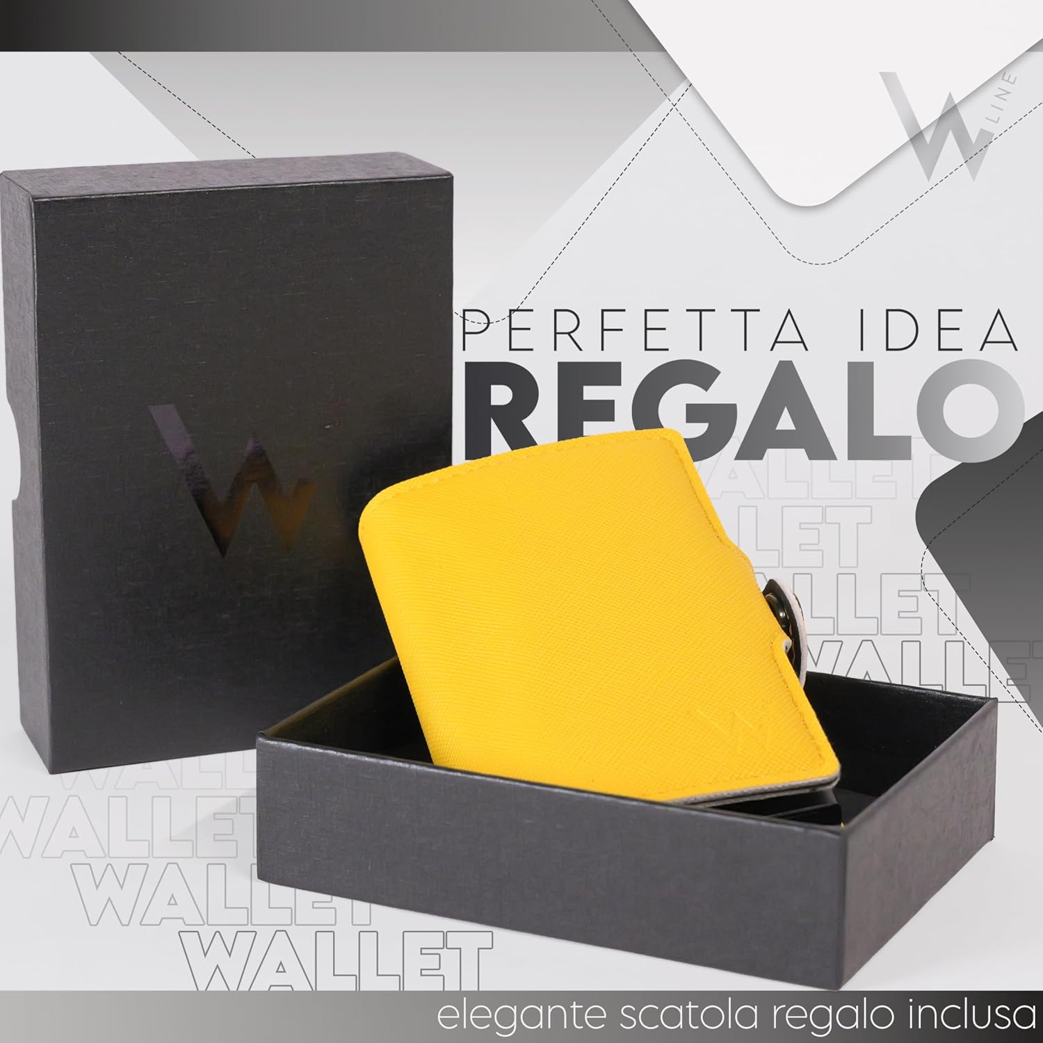 Thumbnail 4 de WLine Portafoglio Uomo Slim RFID