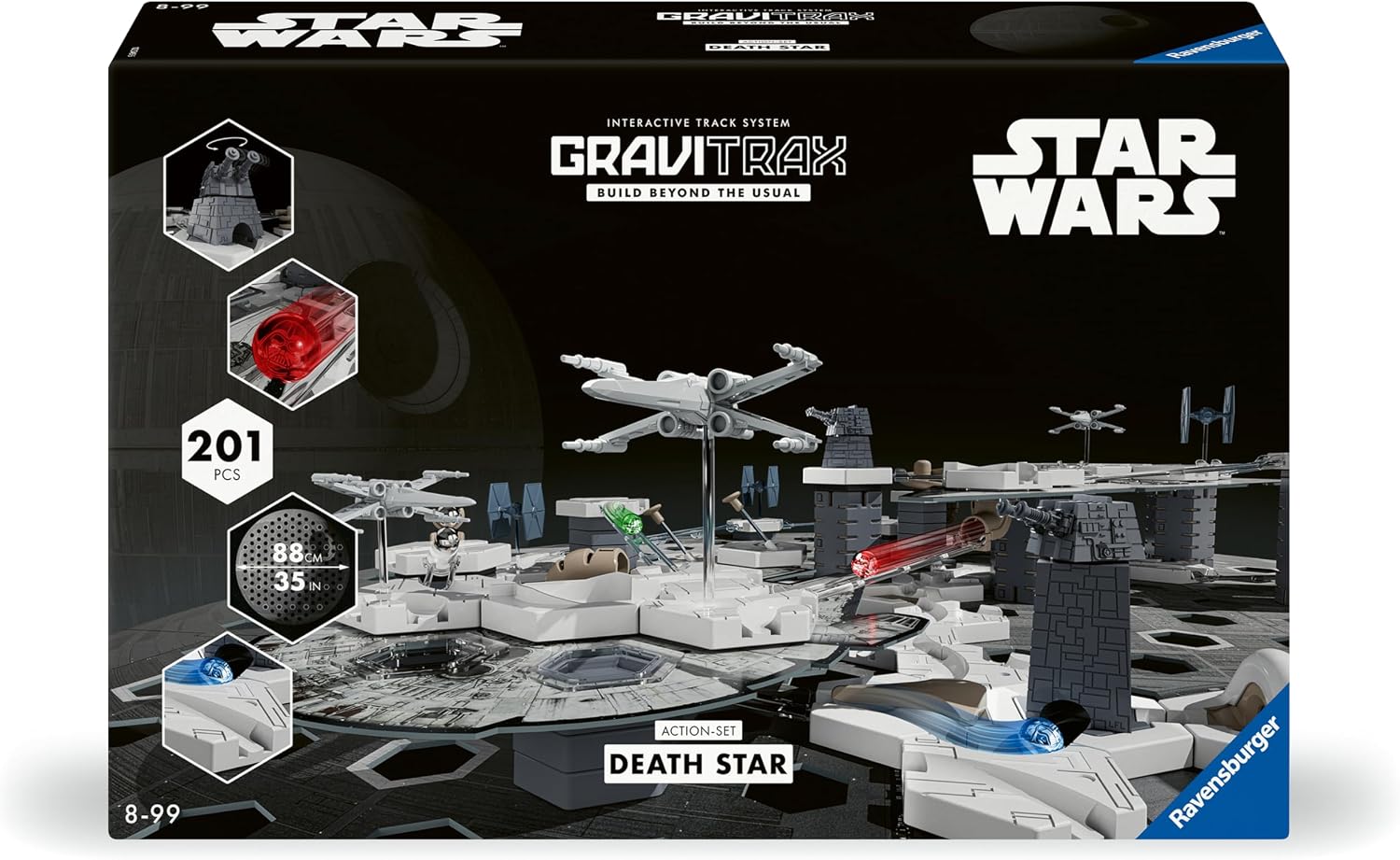Detalle de Ravensburger GraviTrax Star Wars Death Star – Action Starter Set (190 pieces)