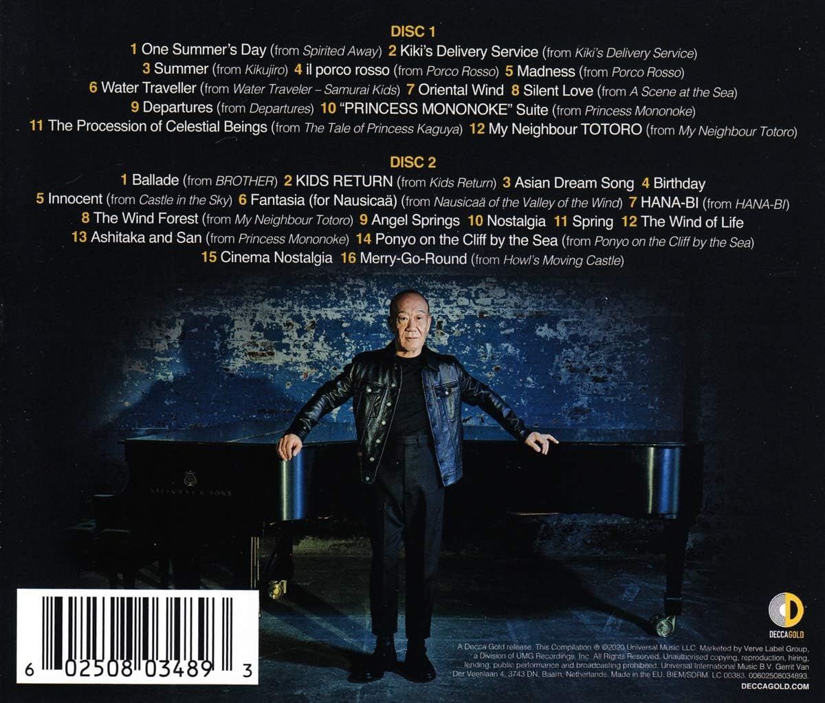 Detalle 2 de Dream Songs: The Essential Joe Hisaishi – Verve, raccolta essenziale di brani del maestro