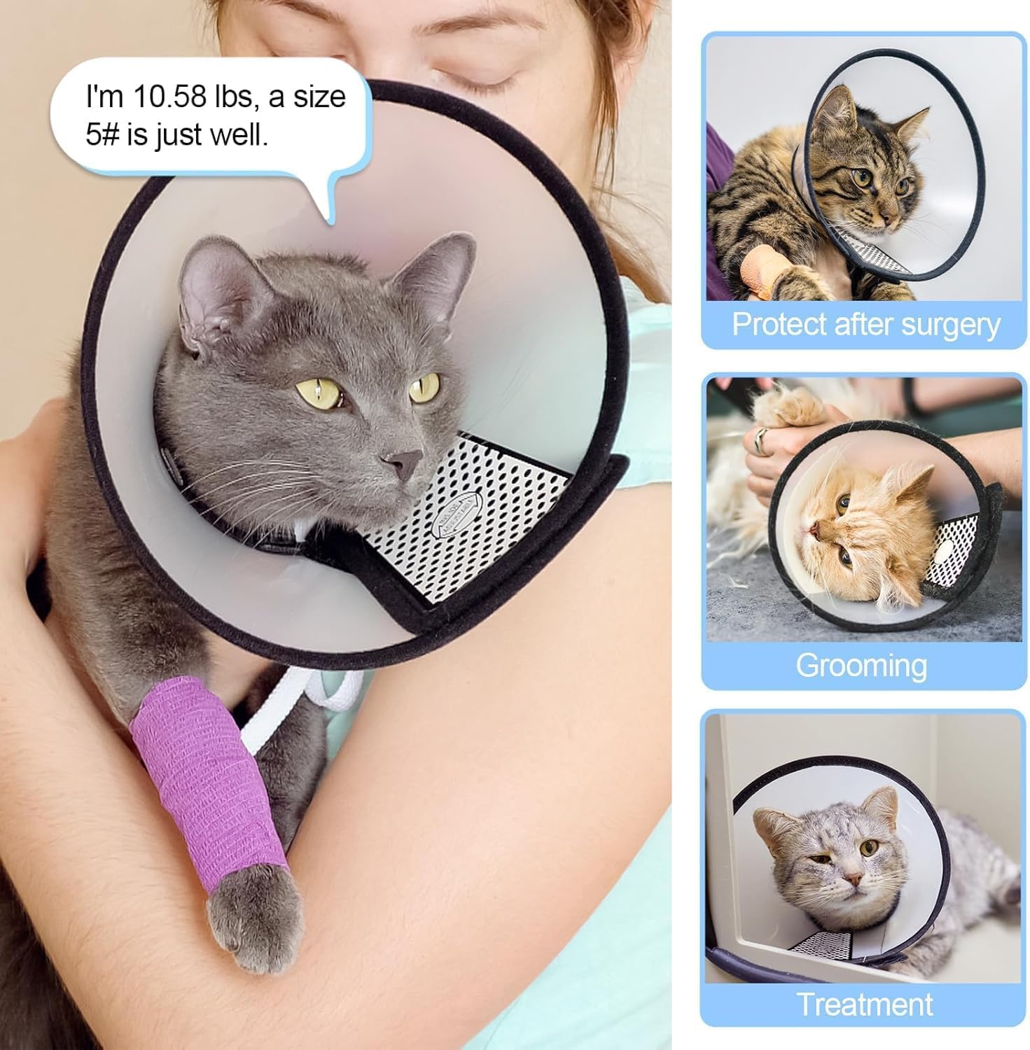 Thumbnail 4 de Pet Recovery Collar, L (13–14 in)