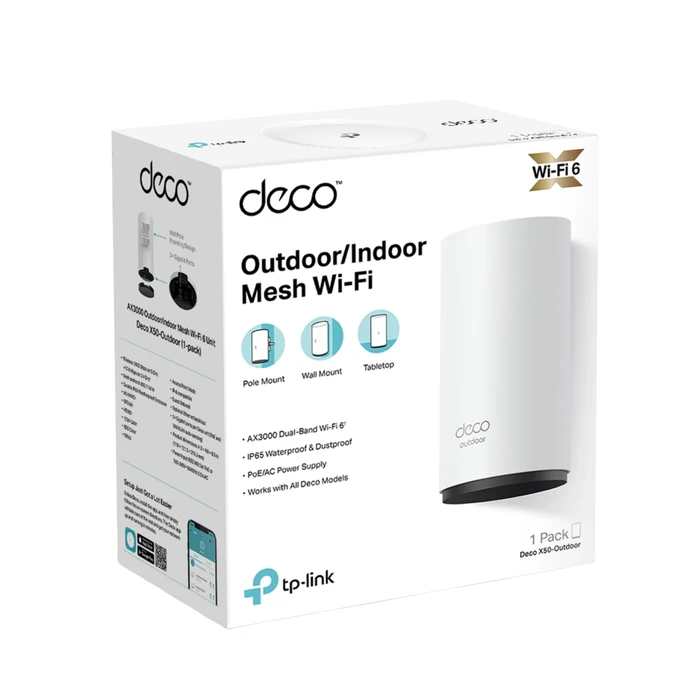 Thumbnail 6 de TP-Link Deco BE25 3er-Pack + Deco X50 Outdoor – Mesh-WLAN-System für Innen und Außen