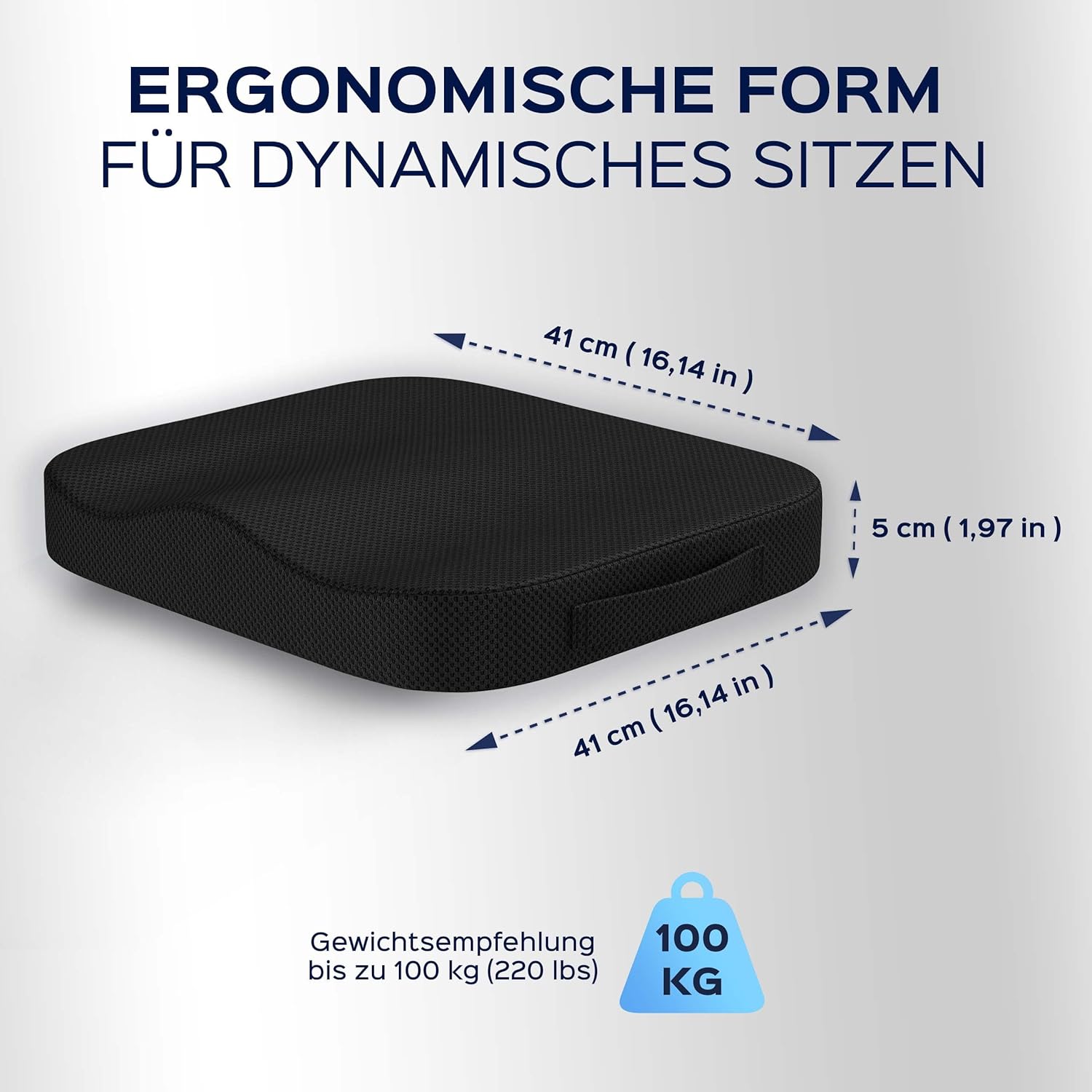 Thumbnail 5 de bonmedico Sitzkissen orthopädisch 45D 💺