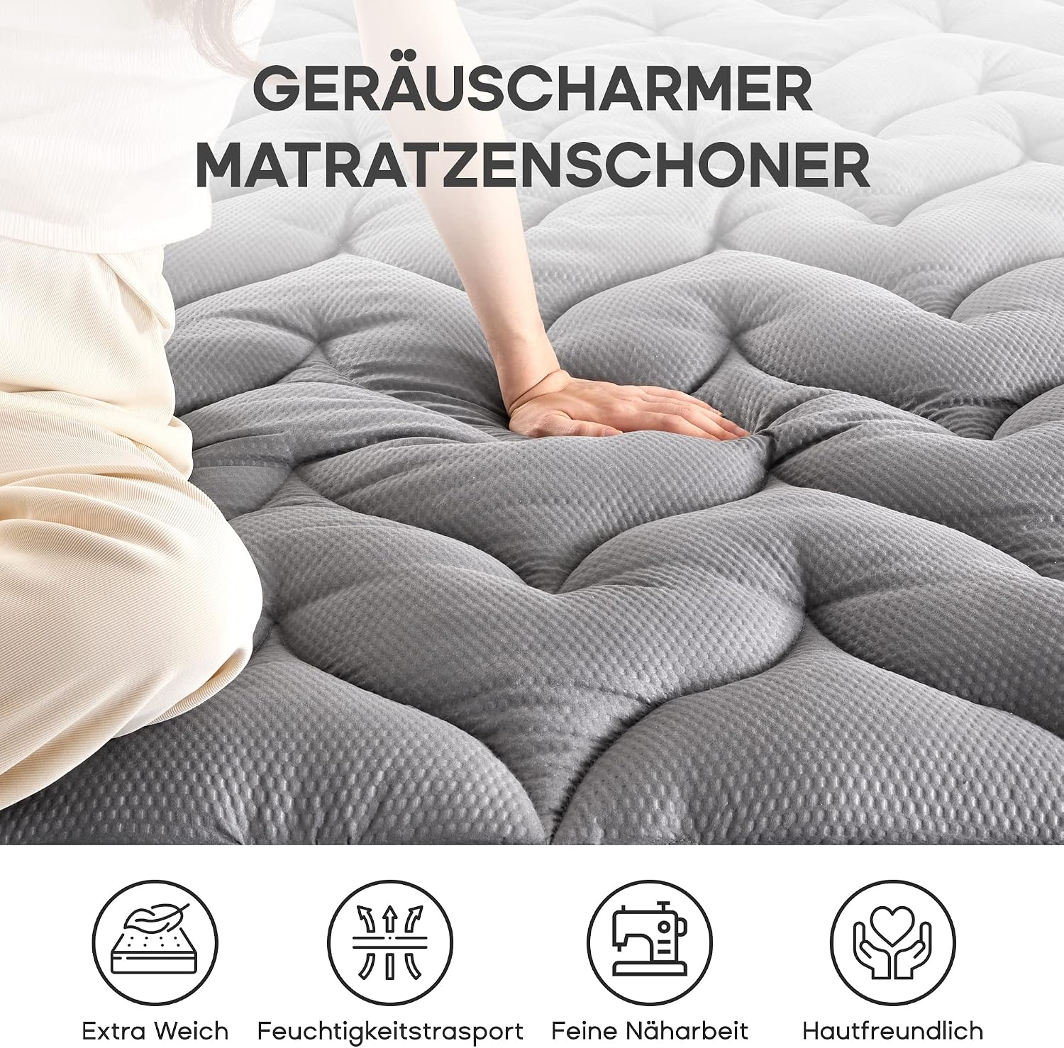 Detalle 2 de Sonive Matratzenschoner 140x200 cm