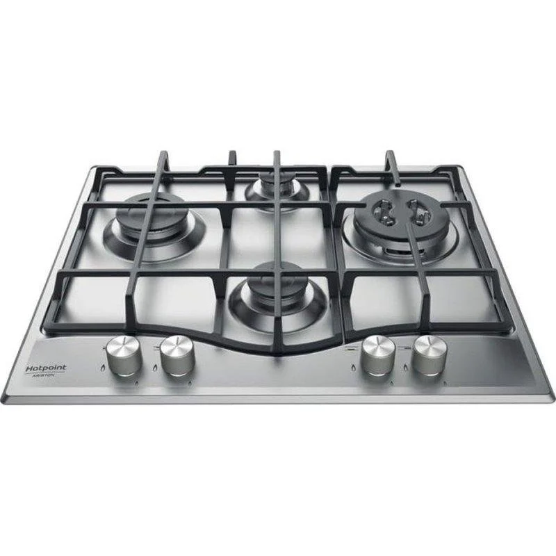 Detalle 2 de Hotpoint PCN 641 T/IX/HA – Placa de cocción a gas empotrable de 60 cm, 4 fuegos