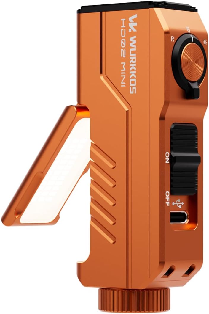Detalle de Wurkkos EDC flashlight HD02