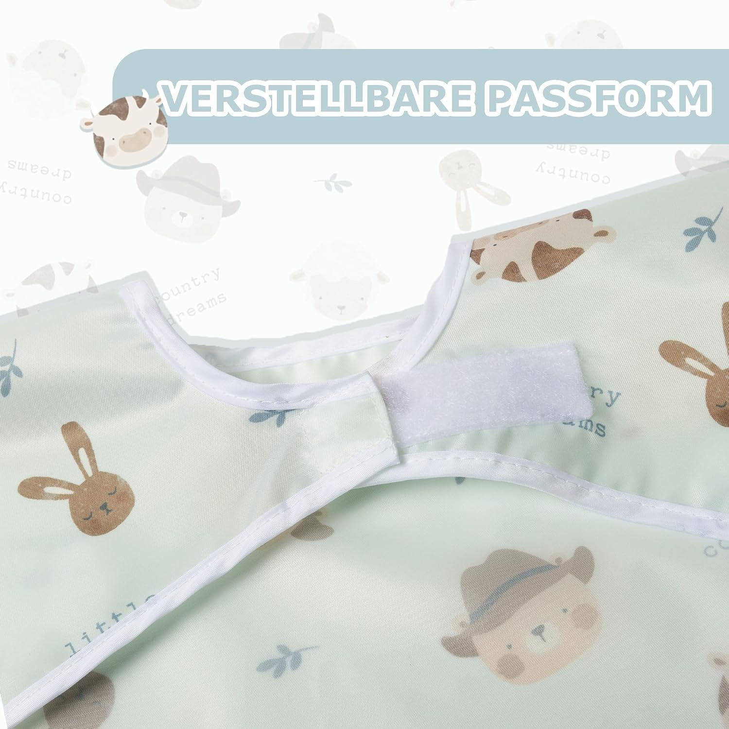 Thumbnail 4 de Little Dimsum Lätzchen mit Ärmeln im 2er-Set – wasserdicht, abwaschbar und verstellbar (6–36 Monate)
