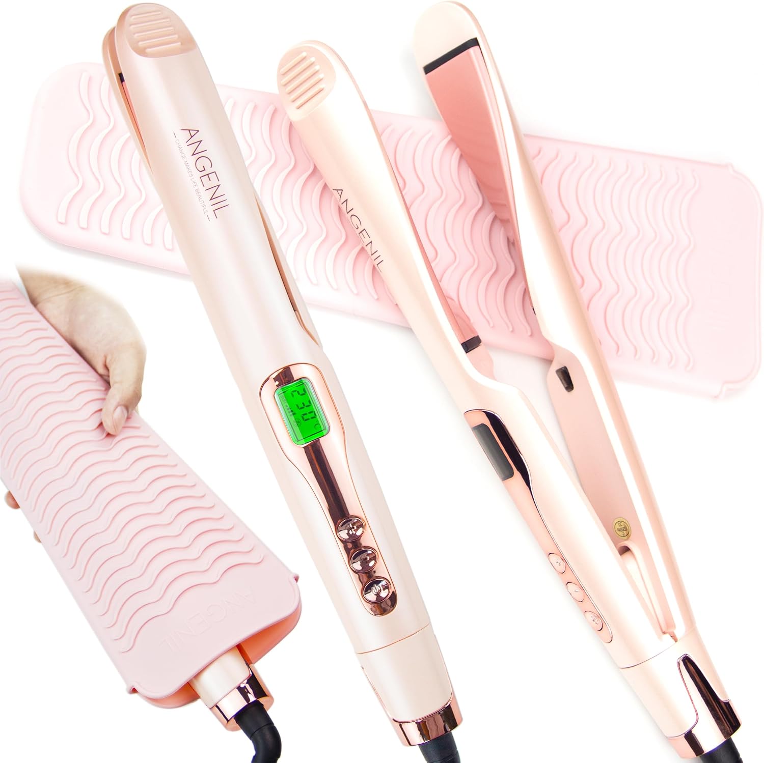 Detalle de ANGENIL Pro Ceramic Twist Hair Straightener 2-in-1