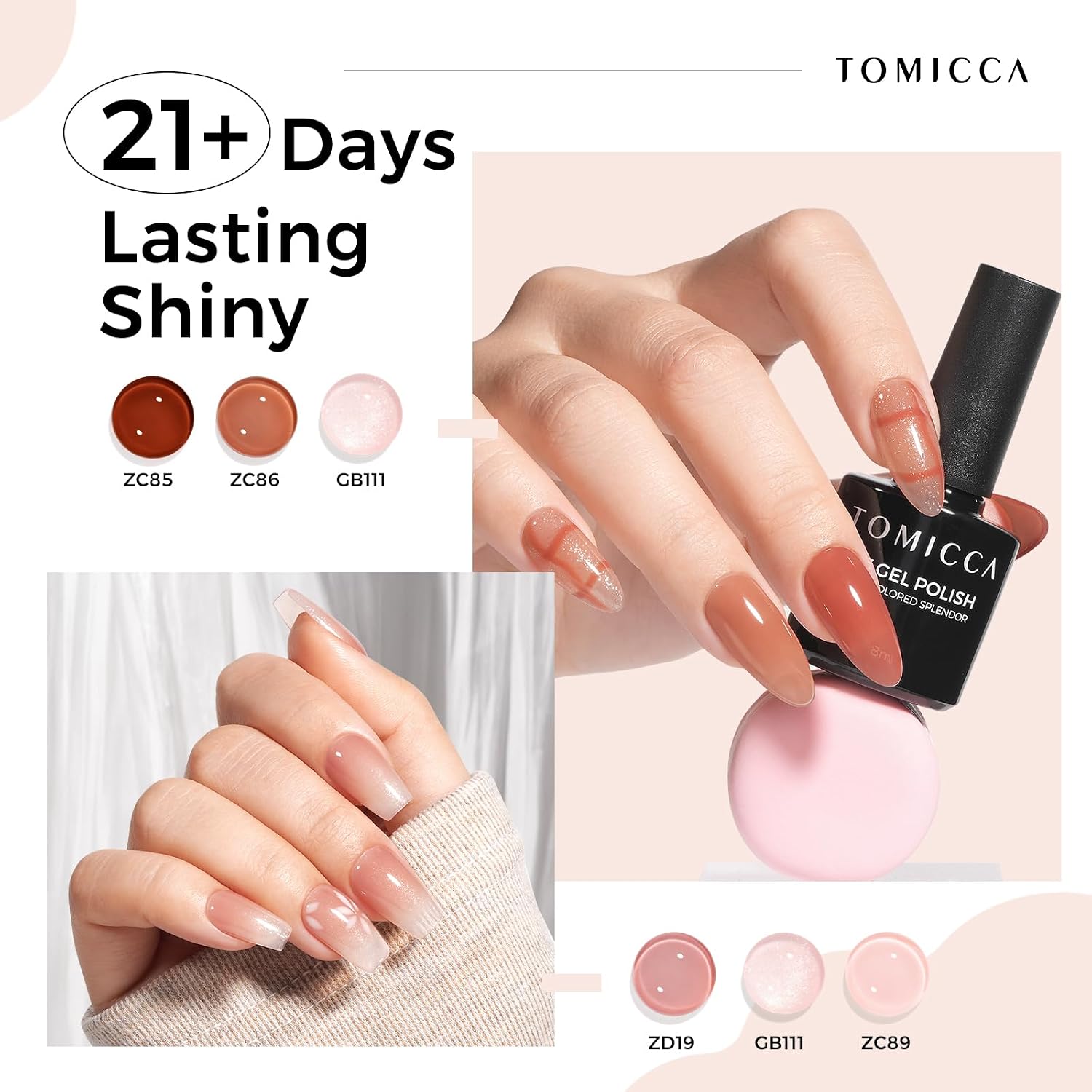 Thumbnail 5 de TOMICCA Vernis Semi Permanent Kit 8 ml 💅