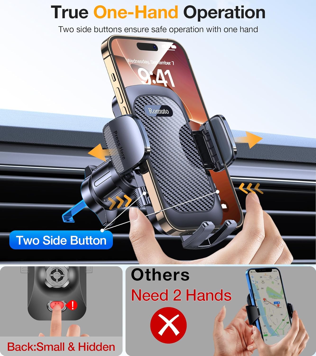 Detalle de Romuto Car Phone Mount