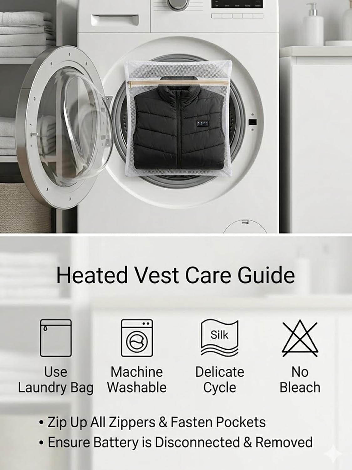 Thumbnail 6 de Techstuph Heated Vest for Men and Women, 26 Heating Zones, Dual Power