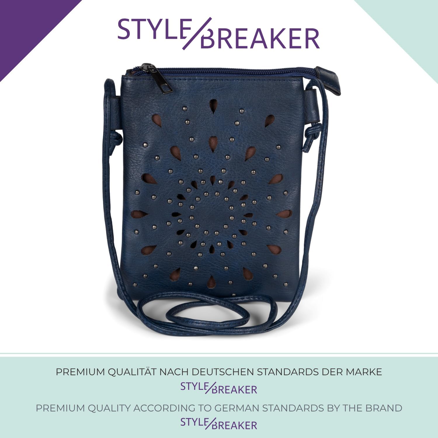 Detalle de styleBREAKER Mini Bag borsa a tracolla 14x19 cm