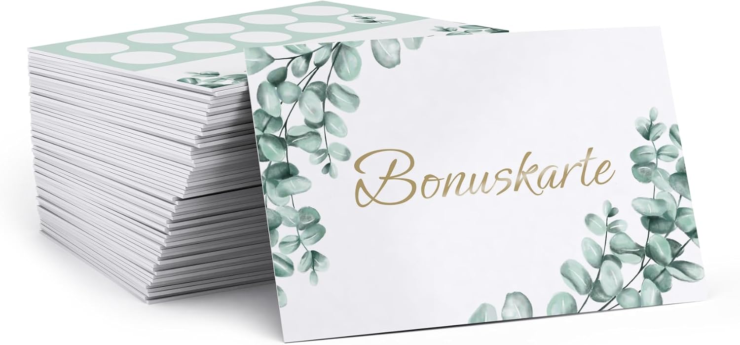 Detalle de Lot de 50 cartes bonus gaufrage doré