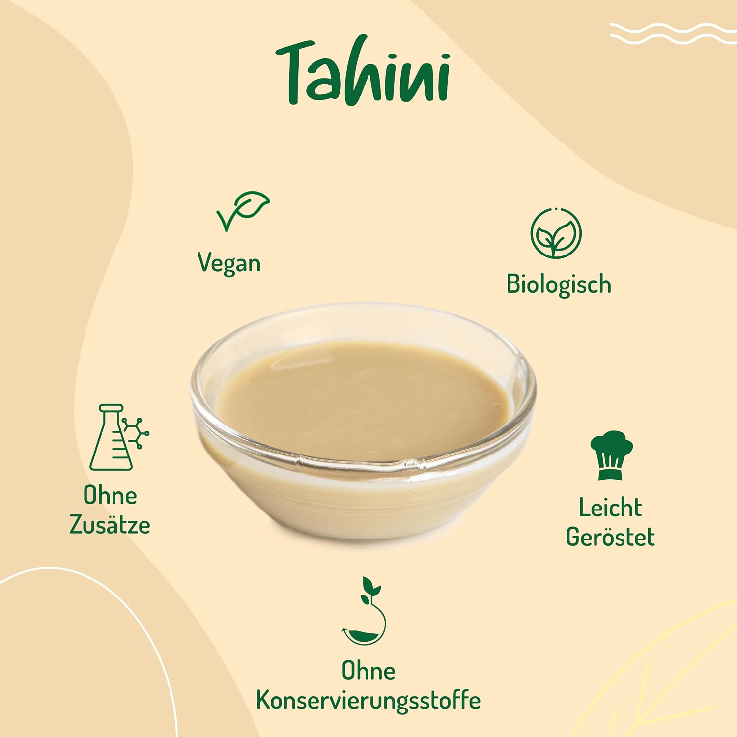 Detalle de Tahini Sesampaste Bio – 250 g von CiboCrudo