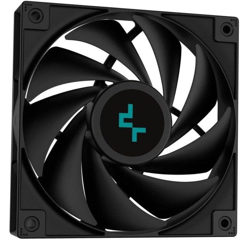Detalle 2 de DeepCool LS520 S Zero Dark Kit: refrigeración líquida AIO 240 mm en negro