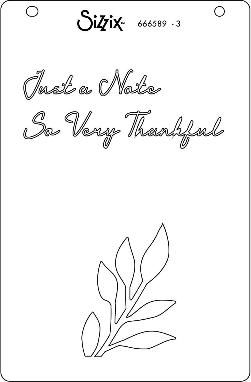 Thumbnail 3 de A6 Layered Stencils 4PK Cosmopolitan Frond by Stacey Park
