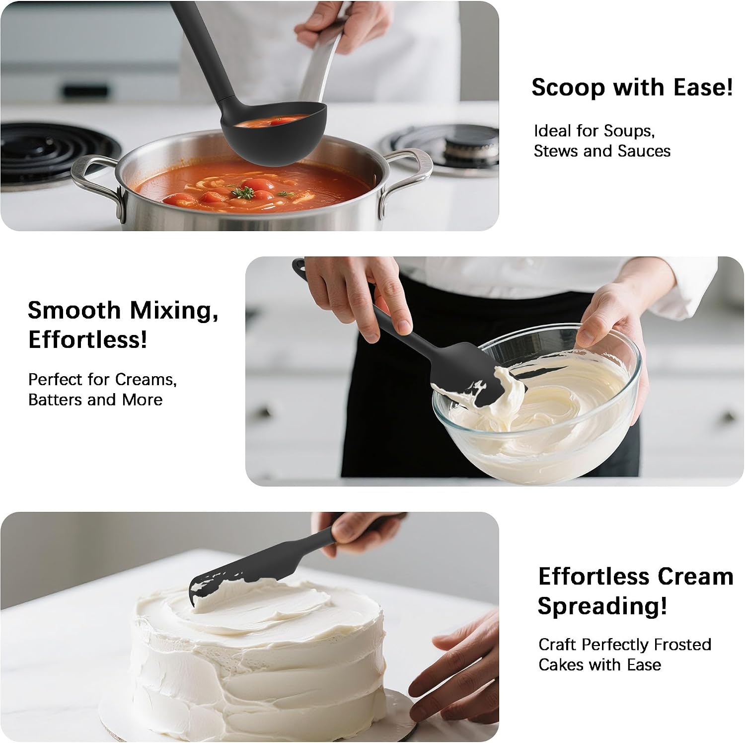 Thumbnail 3 de Coukre 14-Piece Silicone Utensil Set