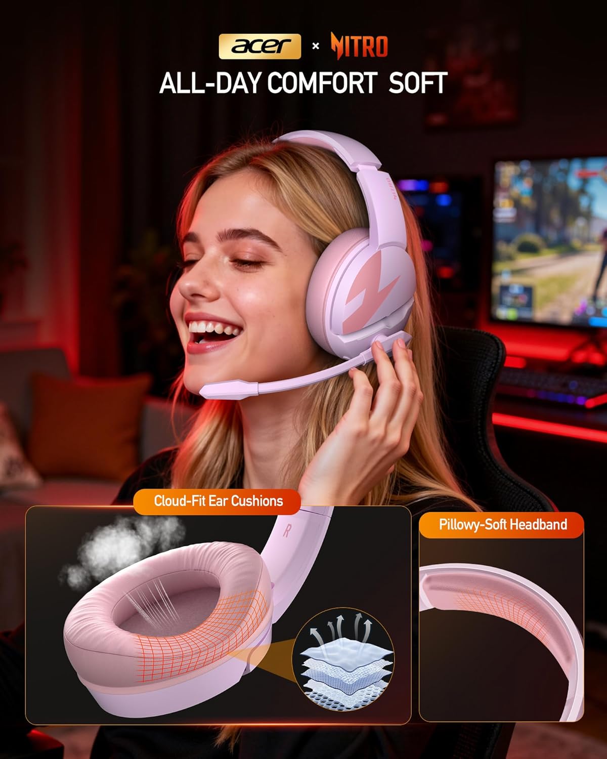 Thumbnail 5 de acer Wireless Gaming Headset 100H