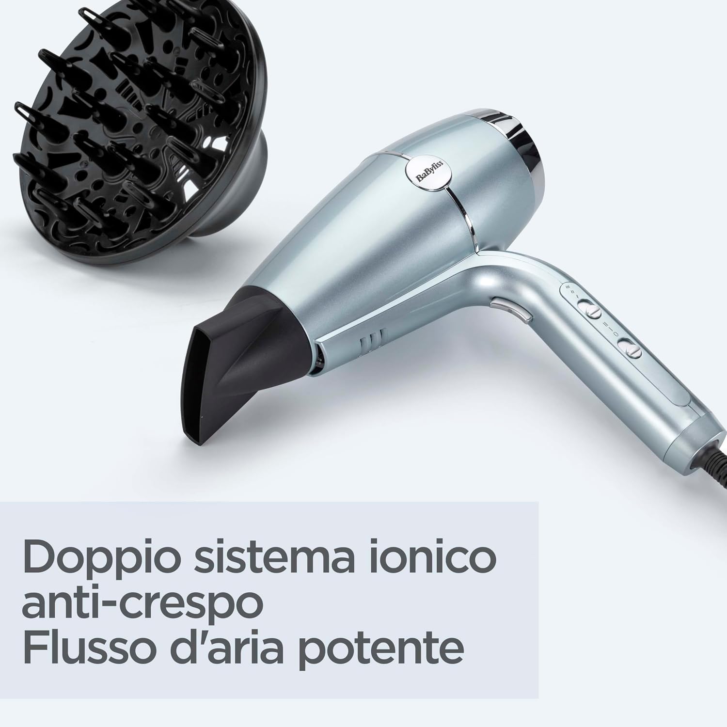 Detalle 2 de BaByliss D773DE Asciugacapelli 2100 W con diffusore e concentratore