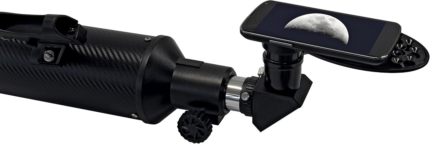 Detalle 2 de Bresser Refraktor Taurus NG 90/900 mit Smartphone-Adapter und umfangreichem Zubehör