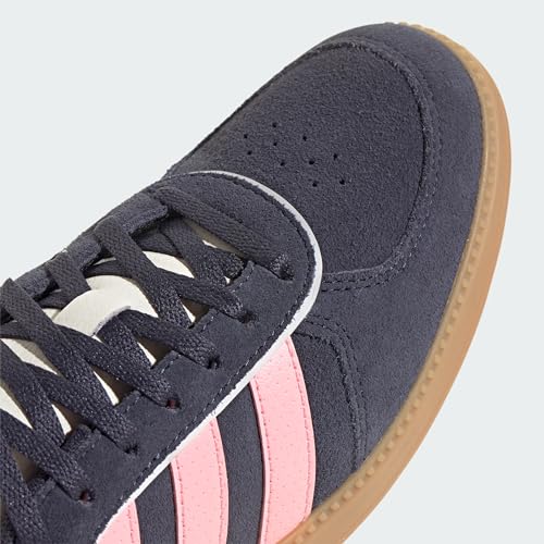Detalle 1 de adidas Damen Breaknet Sleek Shoes – Shadow Navy/Pink Spark/Off White, Größe 38 EU
