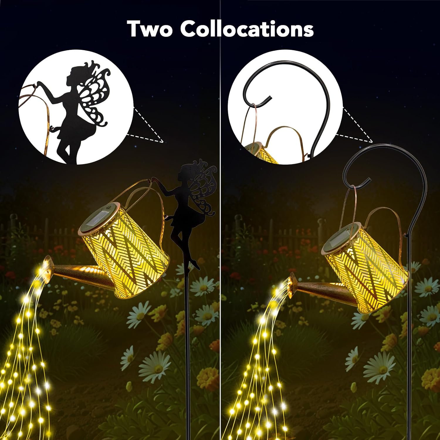 Detalle 2 de GLOBAL GOLDEN Solar watering can lights