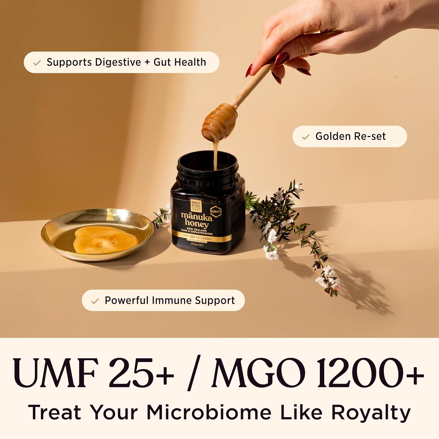 Detalle 2 de Mānuka Honey UMF 25+