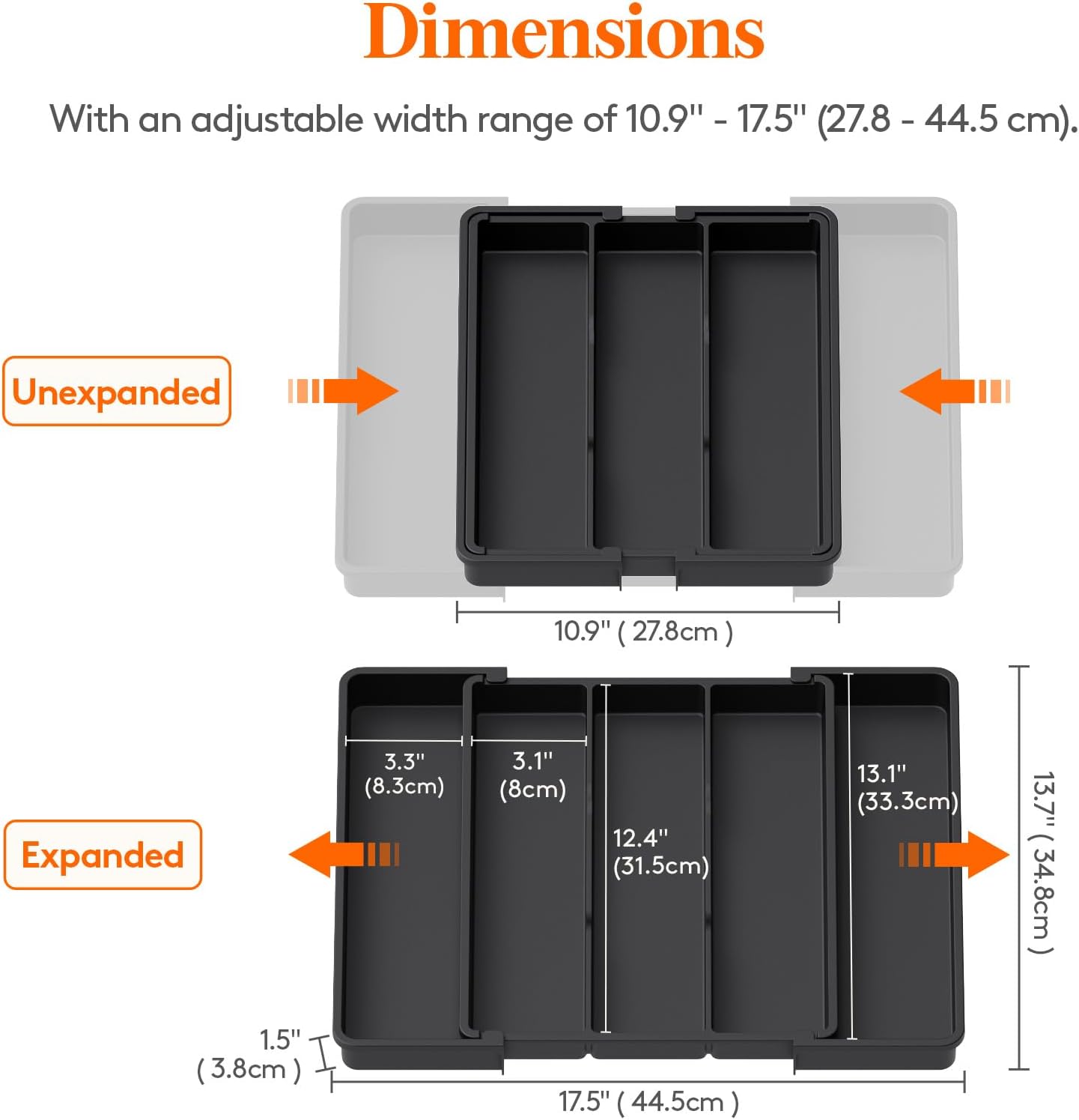 Detalle de Lifewit Utensil Organizer, 14" ⚙