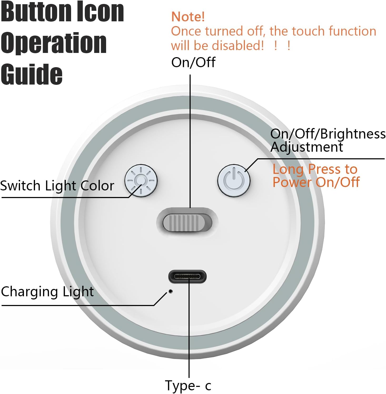 Thumbnail 6 de Harmobub Silicone Egg Night Light, 11 Colors, Touch Control, USB-C Charging