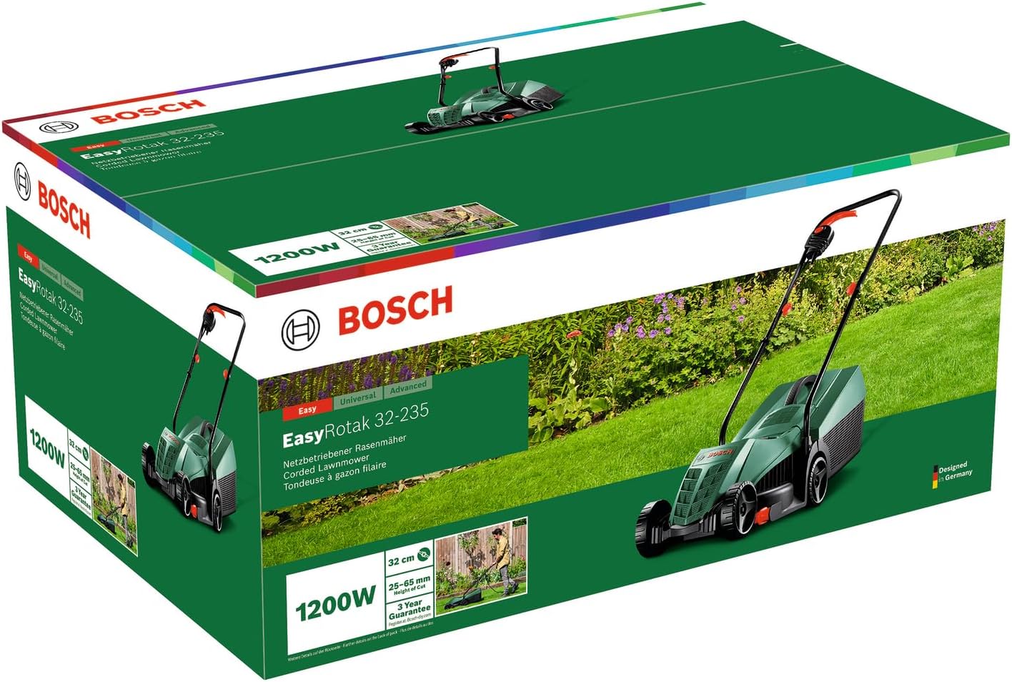 Thumbnail 5 de Bosch EasyRotak 32-235 kabelgebundener Rasenmäher mit 32 cm Schnittbreite