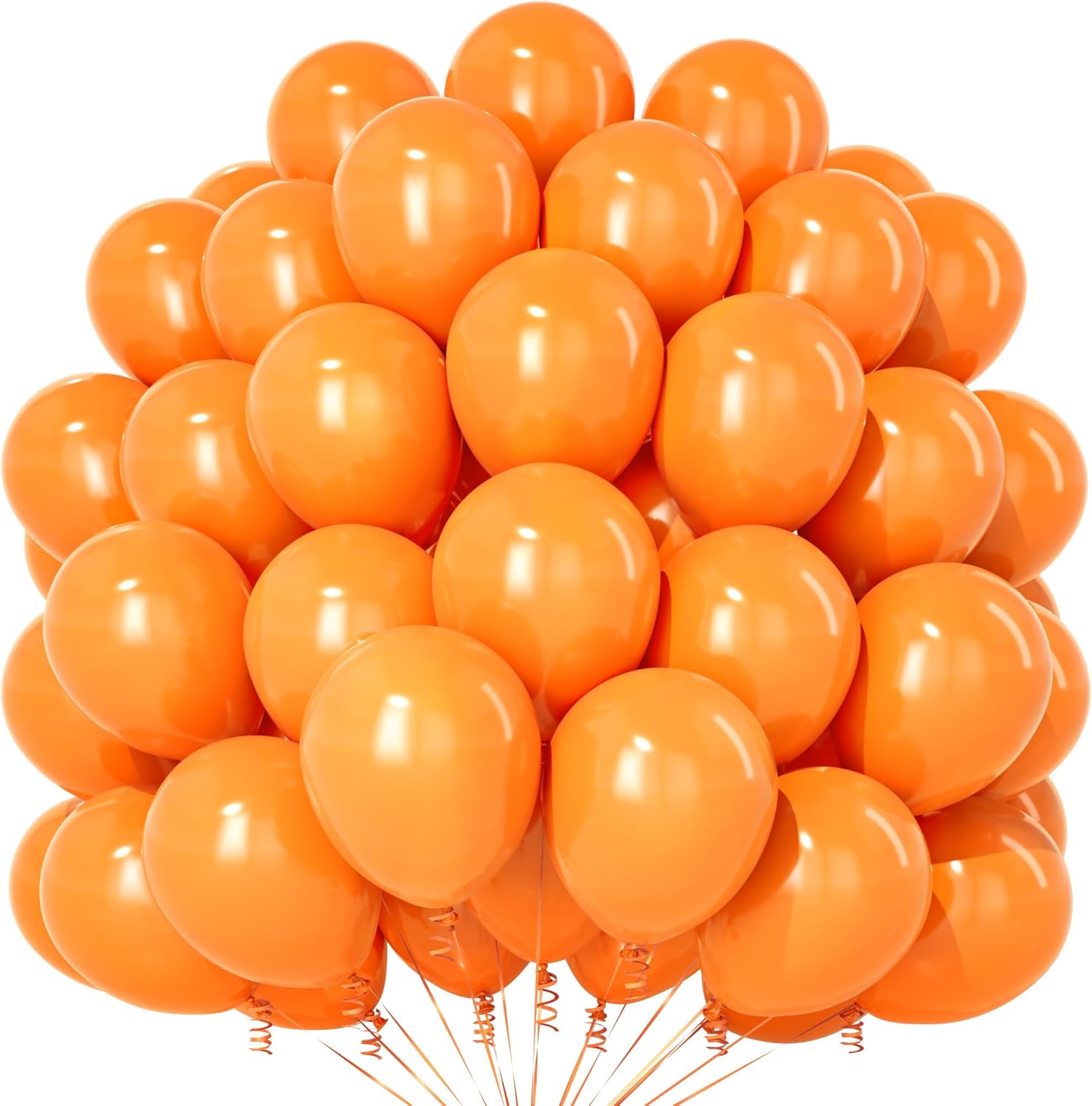 Teselife 100 Ballons Orange Mat 12 pouces 🎈