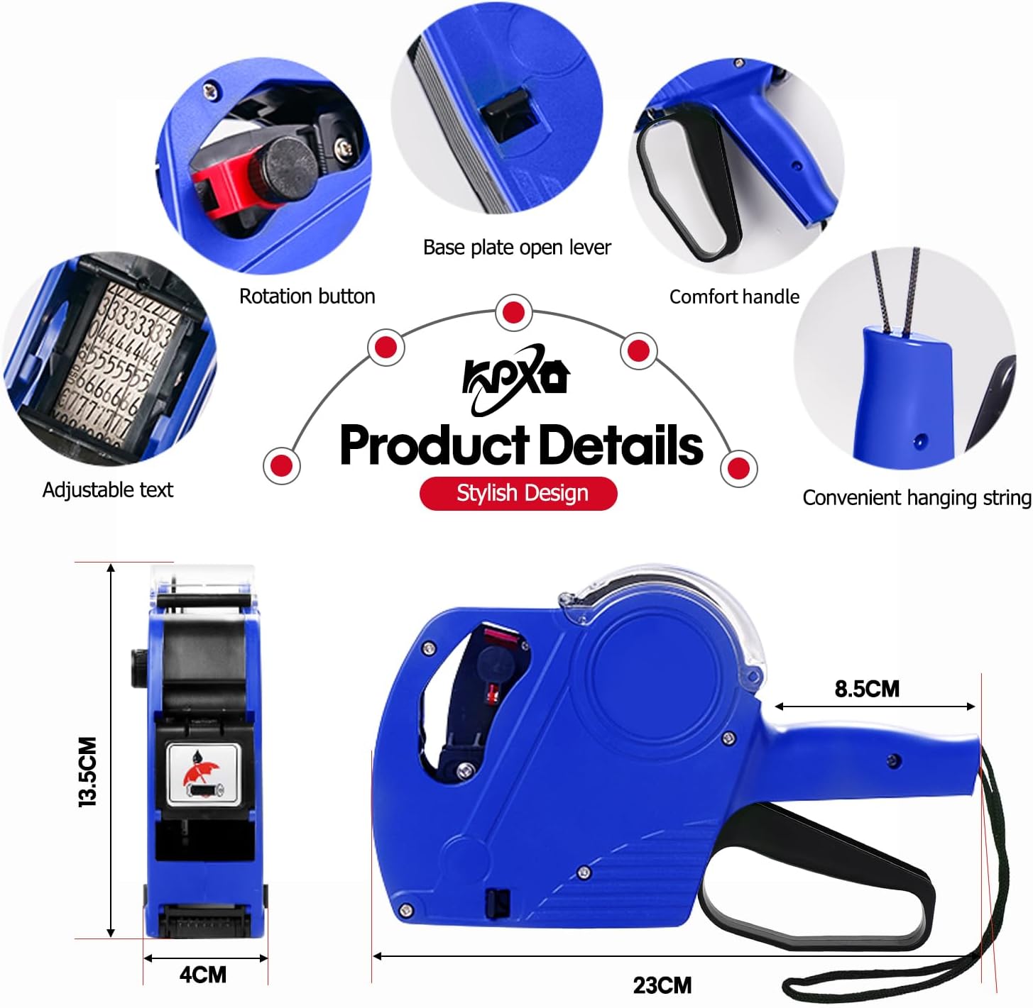 Thumbnail 1 de KPX MX5500 Pistolet d'étiquettes 5150 autocollants 🏷️