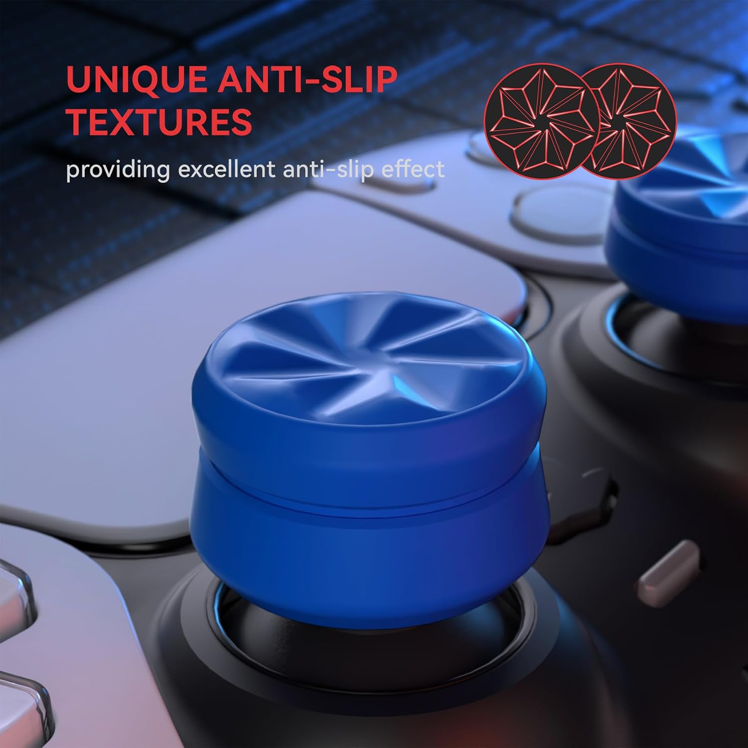 Thumbnail 4 de PlayVital 3 Height Hurricane Thumb Grips for controllers